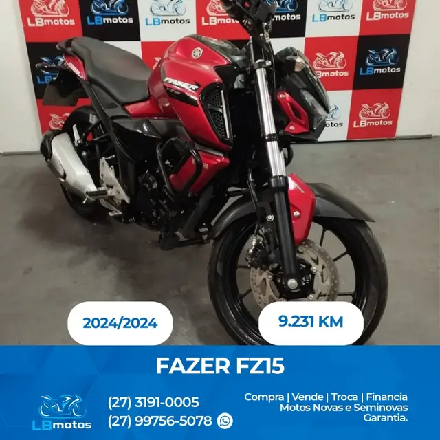 Carro Yamaha Fazer FZ15 2024 ABS