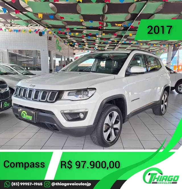 Carro Jeep Compass 2017 2.0 Longitude 4x2 (Aut) (Flex)