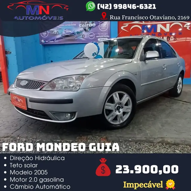 Carro Ford Mondeo 2005 Sedan Ghia 2.0 16V (Aut)