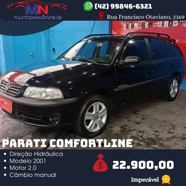 Carro Volkswagen Parati 2001 2.0 MI G3