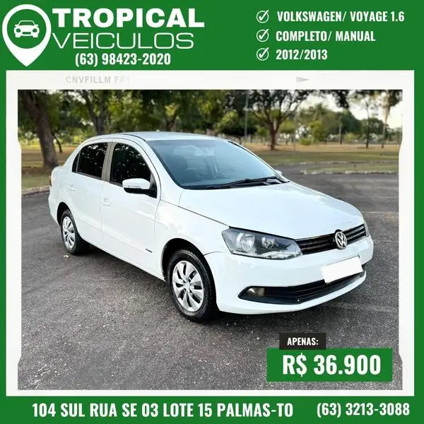 Carro Volkswagen Voyage 2013 (G6) 1.6 VHT Total Flex