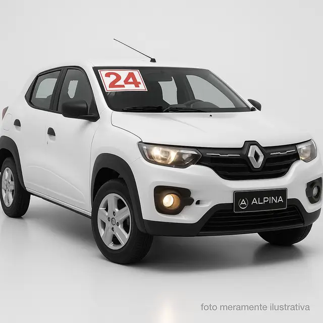 Carro Renault Kwid 2024 Zen 1.0 12v SCe (Flex)
