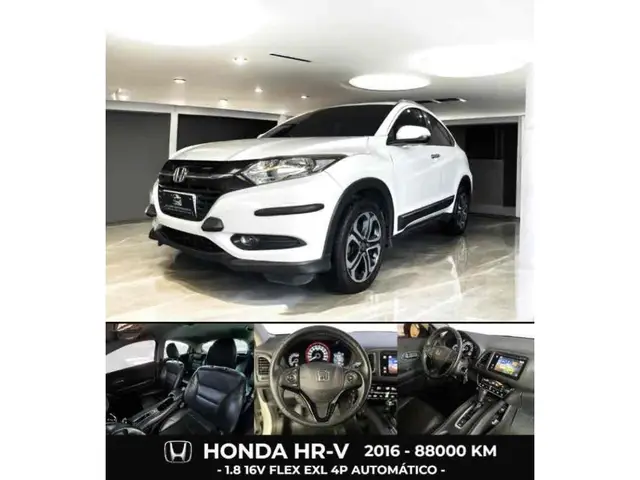 Carro Honda HR-V 2016 EXL CVT 1.8 I-VTEC FlexOne