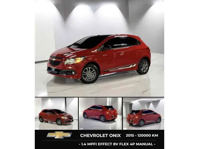 Carro Chevrolet Onix 2015 1.4 Effect SPE/4
