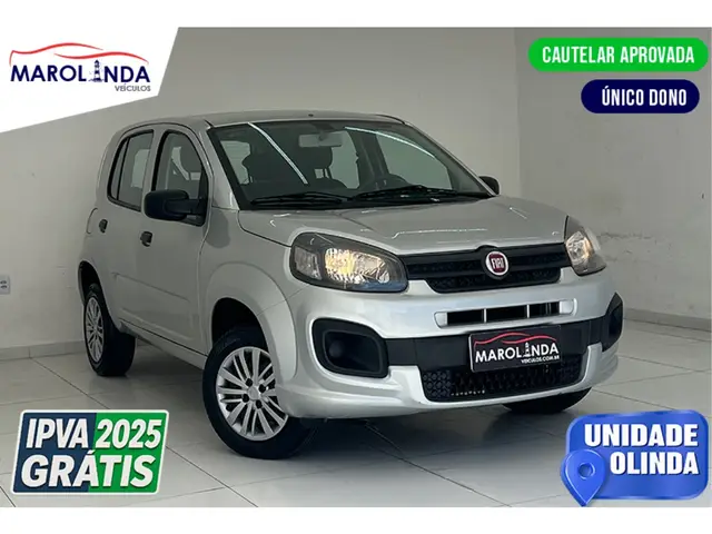 Carro Fiat Uno 2021 Attractive 1.0