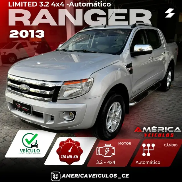Carro Ford Ranger Cabine Dupla 2013 Ranger 3.2 Limited CD 4x4 (Aut)