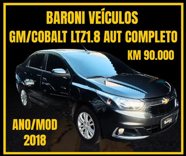 Carro Chevrolet Cobalt 2019 LTZ 1.8 8V (Aut) (Flex)