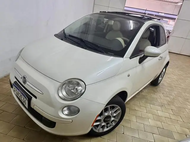 Carro Fiat 500 2013 Cult Dualogic 1.4 8V