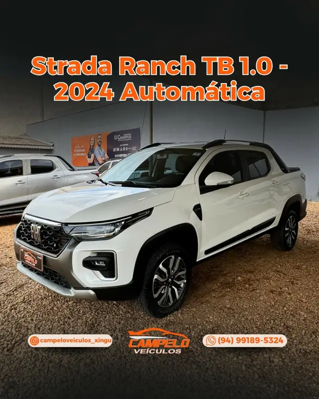 Carro Fiat Strada 2024 Ranch 1.0 Flex Turbo CD Aut.