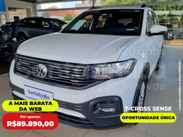 Carro Volkswagen T-Cross 2022 1.0 200 TSI Sense (Aut) (Flex)