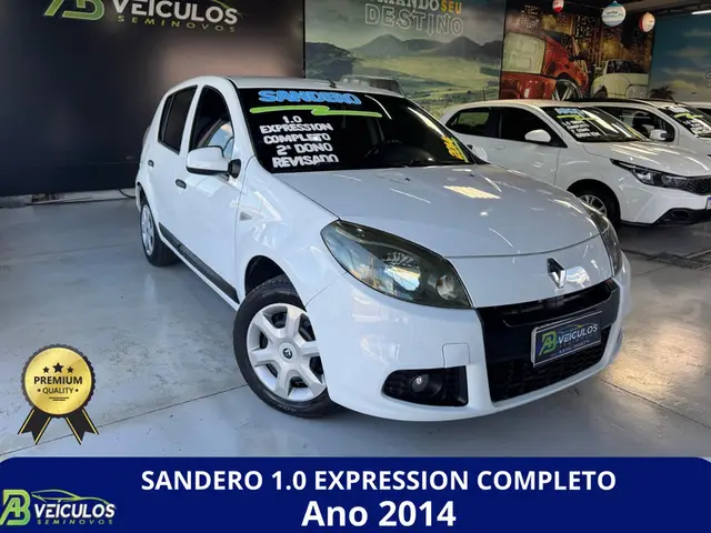 Carro Renault Sandero 2014 Expression 1.0 16V (flex)