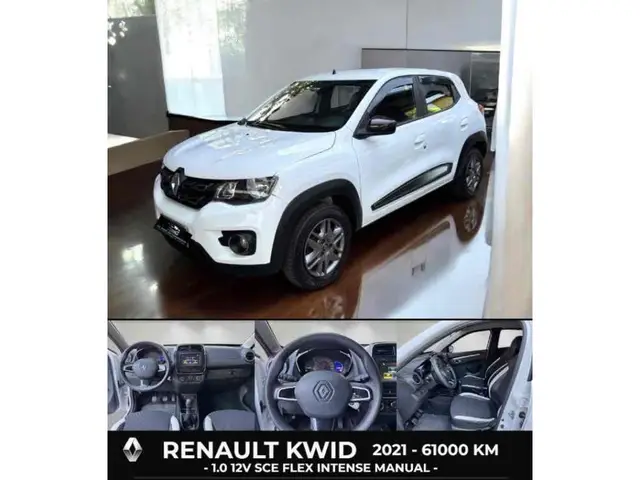 Carro Renault Kwid 2021 Intense 1.0 12v SCe (Flex)