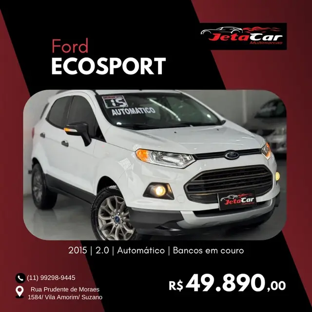 Carro Ford EcoSport 2015 Ecosport Freestyle Powershift 2.0 16V (Flex)