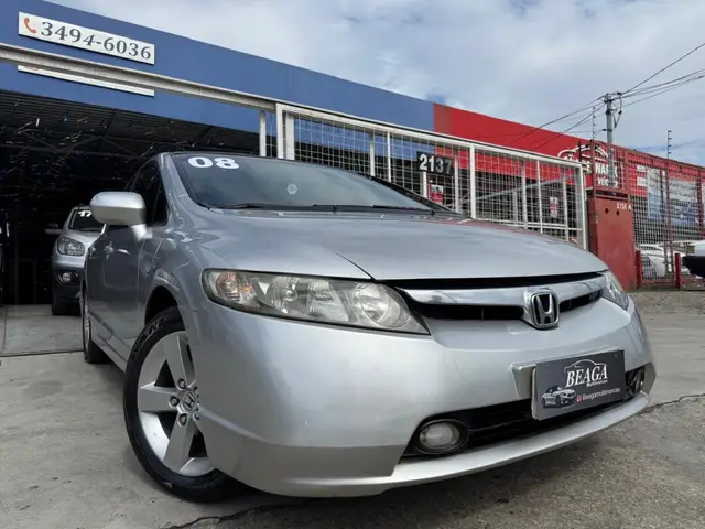 Carro Honda Civic 2008 New  LXS 1.8 16V (Aut) (Flex)