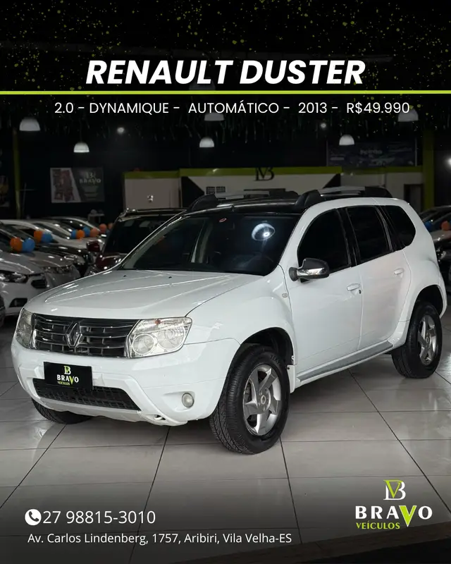 Carro Renault Duster 2013 2.0 16V Dynamique (Flex)(Aut)