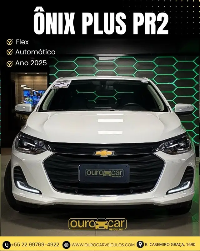 Carro Chevrolet Onix Plus 2025 Premier 1.0 Turbo (Aut.)