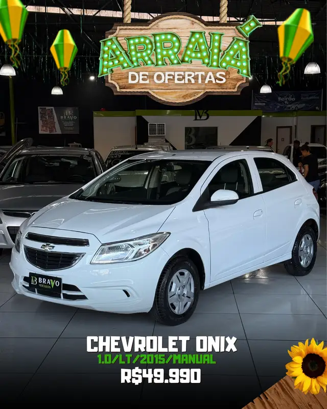 Carro Chevrolet Onix 2015 1.0 LT SPE/4
