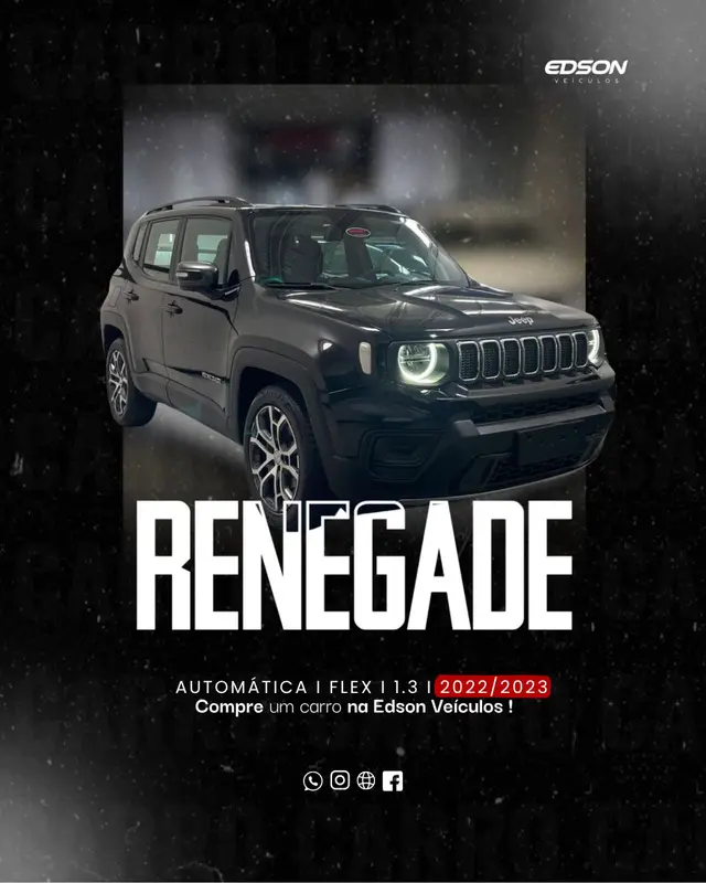 Carro Jeep Renegade 2023 Longitude T270 1.3 Turbo 4x2