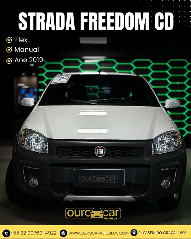 Carro Fiat Strada 2019 Freedom 1.4 CD (Flex)