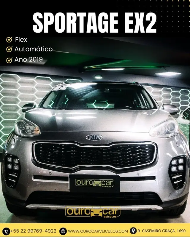 Carro Kia Sportage 2019 2.0 EX (Flex) (Aut) P.262
