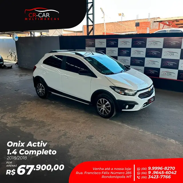 Carro Chevrolet Onix 2018 1.4 Activ SPE/4