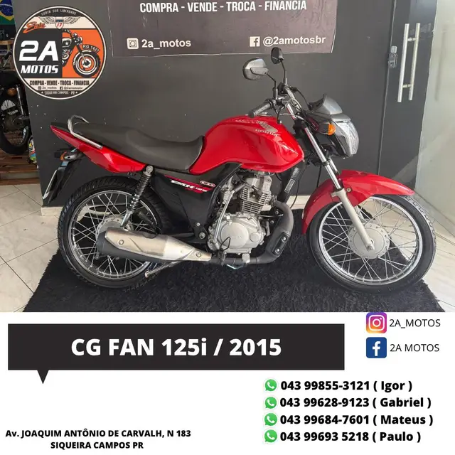 Moto Honda CG 125 2015 Fan KS