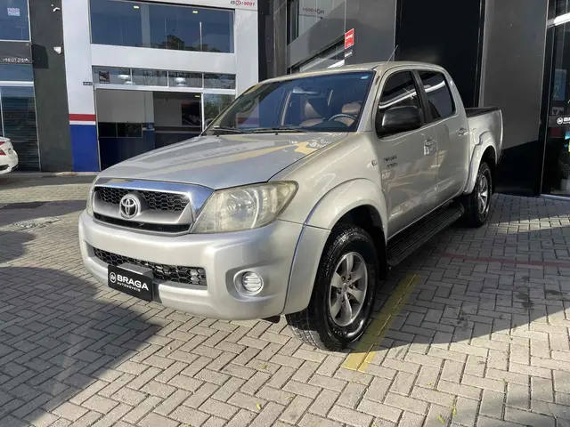 Carro Toyota Hilux Cabine Dupla 2009 Hilux 2.7 SR CD 4x2 (Flex)