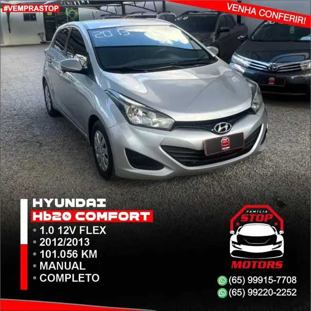 Carro Hyundai HB20 2013 1.0 Comfort (Flex)