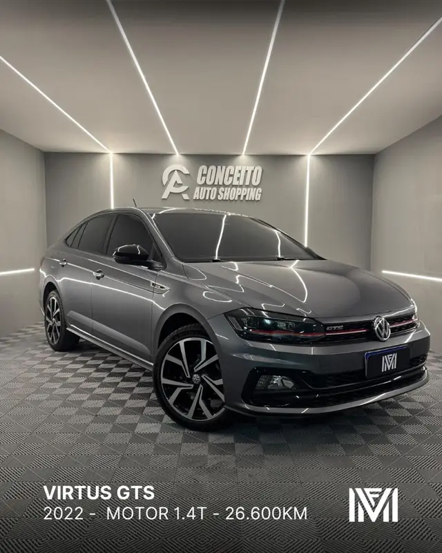 Carro Volkswagen Virtus 2022 GTS 1.4 TSI 16V (Flex)