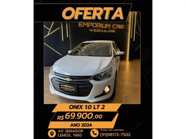 Carro Chevrolet Onix Plus 2024 LT 1.0