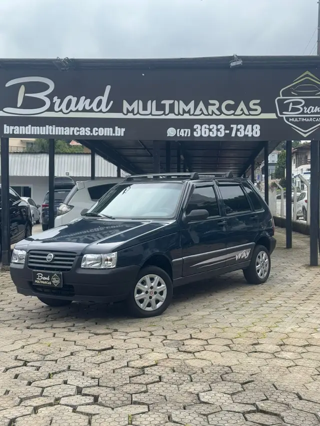 Carro Fiat Uno Mille 2008 Fire 1.0 (Flex)