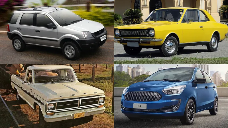 Os 10 carros mais importantes produzidos pela Ford no Brasil