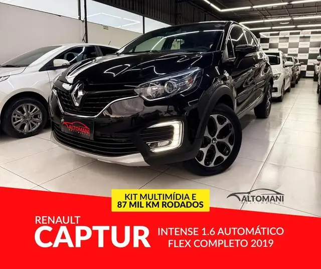 Carro Renault Captur 2019 Intense 1.6 16v SCe CVT (Flex)