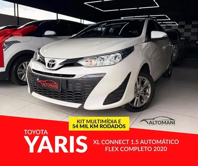 Carro Toyota Yaris 2020 1.5 XL Plus Connect CVT (Flex)