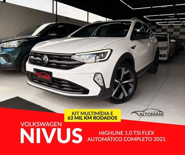 Carro Volkswagen Nivus 2021 Highline 1.0 Turbo (Aut.)