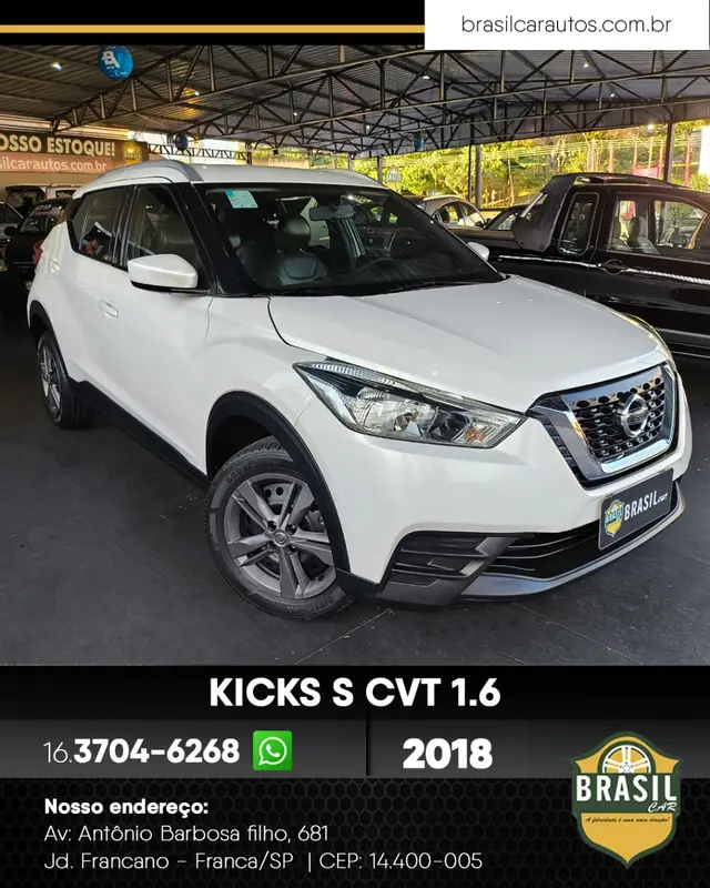 Carro Nissan Kicks 2018 1.6 S CVT (Flex)