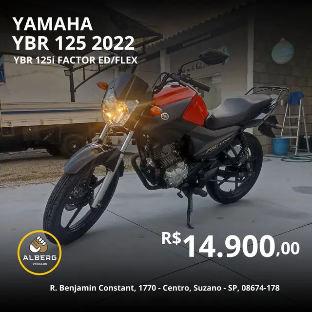 Carro Yamaha YBR 125 Factor 2022 Ybr 125 Factor ED (Flex)