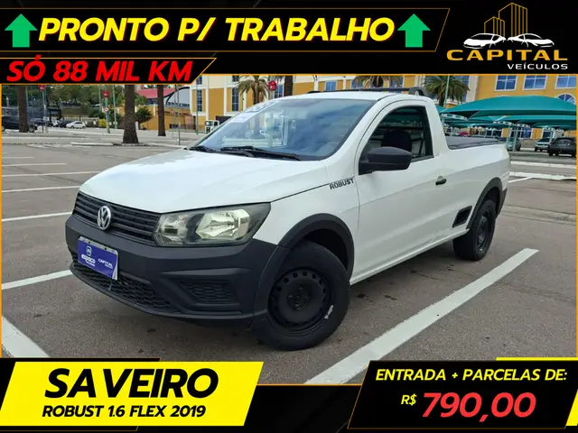 Carro Volkswagen Saveiro 2019 Robust 1.6 MSI CS (Flex)