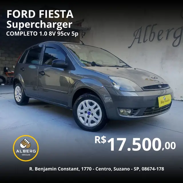 Carro Ford Fiesta Hatch 2004 Class 1.6 8V