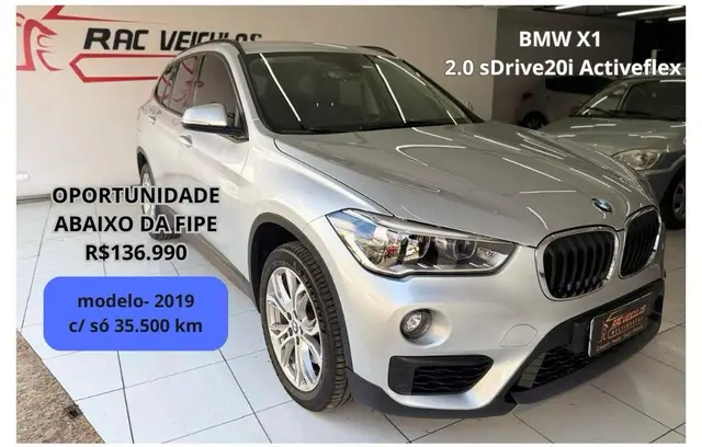 Carro BMW X1 2019 2.0 sDrive20i X-Line ActiveFlex