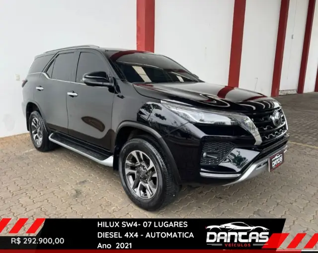 Carro Toyota SW4 2021 SRX 2.8 turbodiesel 7L 4x4 (Aut)