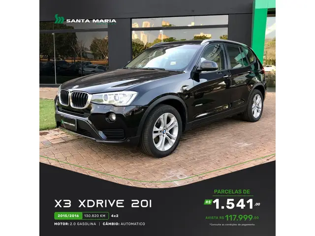 Carro BMW X3 2016 2.0 xDrive20i