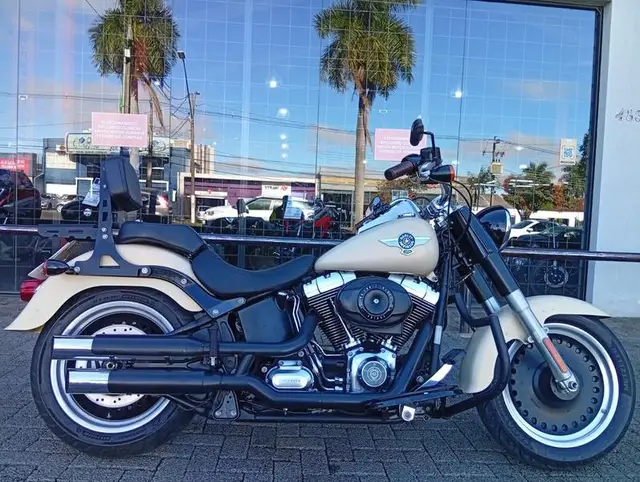 Carro Harley-Davidson Dyna 2014 Fat Boy FLSTFB
