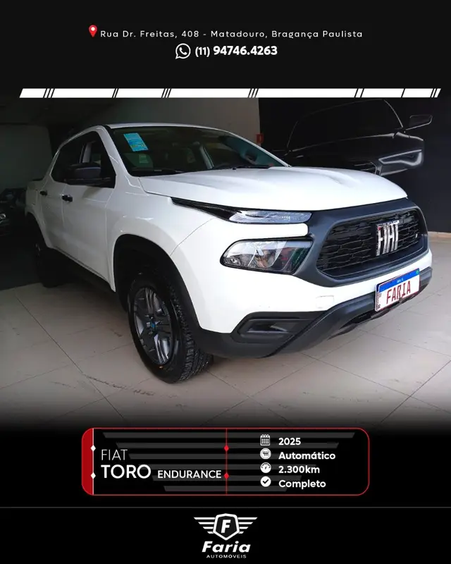 Carro Fiat Toro 2025 Endurance 1.3 Turbo 270