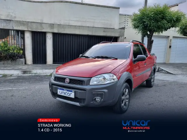 Carro Fiat Strada 2015 Working 1.4 (Flex) (Cabine Dupla)