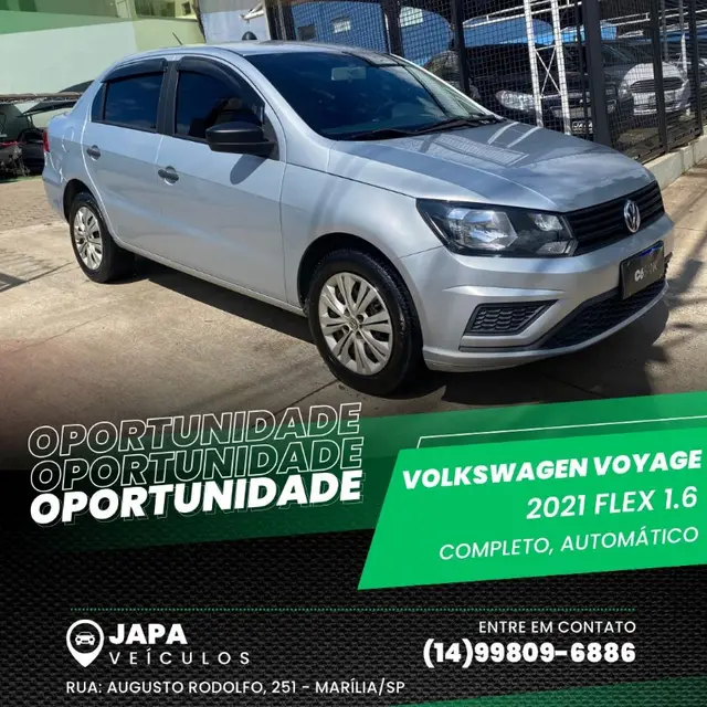 Carro Volkswagen Voyage 2021 1.6 MSI 8V (Flex)