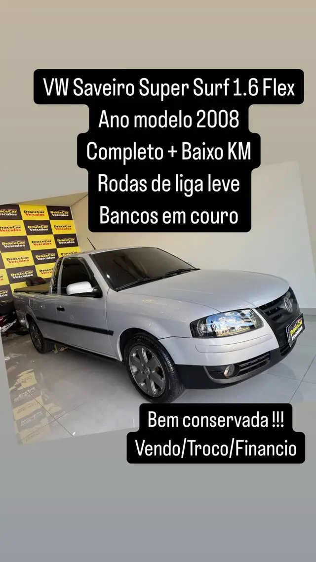 Carro Volkswagen Saveiro 2008 SuperSurf 1.6 G4 (Flex)