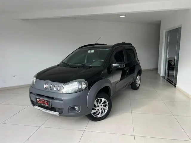 Carro Fiat Uno Mille 2013 Uno Mille Celeb. WAY ECON. 1.0 F.Flex 4p