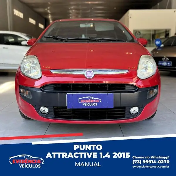 Carro Fiat Punto 2015 Attractive 1.4 (Flex)
