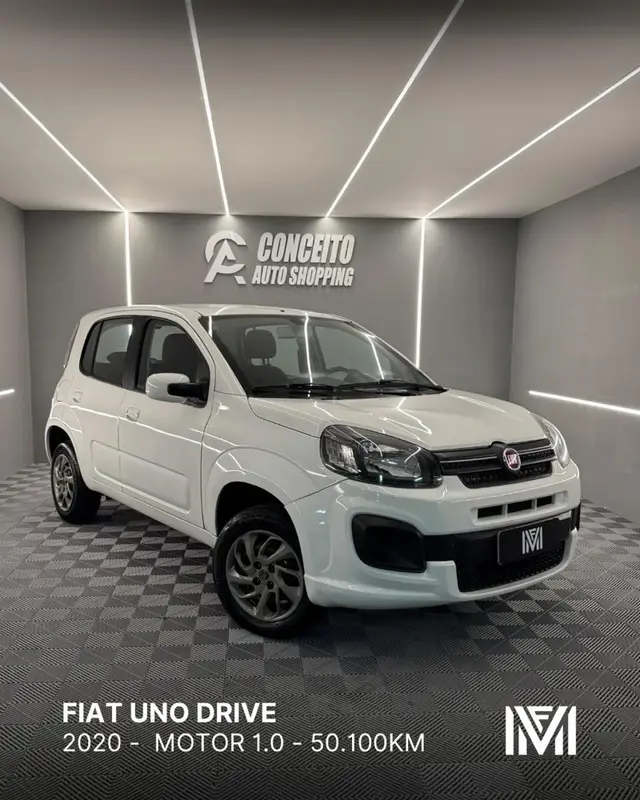 Carro Fiat Uno 2020 Drive 1.0 Firefly (Flex)